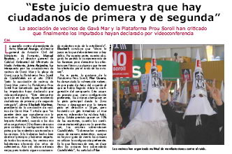 Reportatge publicat a TRIBUNA sobre els declaracions dels imputats de la querella criminal (27 de juliol de 2007)